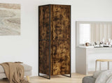 Warderobe with Door Smoke Oak 50 x 50 x 200 cm Engineered Wood 3403018