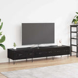 TV Cabinet Black oak 150 x 36 x 30 cm Engineered wood 882328