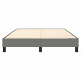 Box Spring Bed Frame Dark Grey Double Fabric 3121167