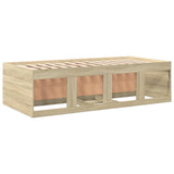 Daybed with Drawers without Mattress Sonoma Oak 100x200 cm 3280239