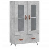 Highboard Concrete Grey 69.5x31x115 cm Engineered Wood 828272