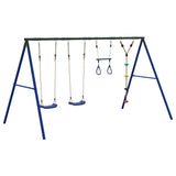 Outdoor Swing Set with Swings. Trapeze. Disc Swing 3283612