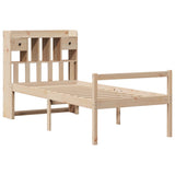 Bookcase Bed without Mattress 100x200 cm Solid Wood Pine 3322051