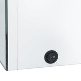 LED Bathroom Mirror Cabinet Shining White 50x14x60 cm 326486