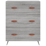 Highboard Grey Sonoma 69.5x34x180 cm Engineered Wood 3189355