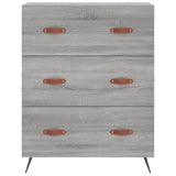 Highboard Grey Sonoma 69.5x34x180 cm Engineered Wood 3199727