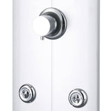 Shower Panel Unit 25x43x110 cm Silver 151421