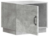 Bedside Table Concerte Grey 43 x 34.5 x 47 cm Engineered Wood 895261
