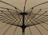 Garden Parasol with Aluminium Pole 270 cm Taupe 47307