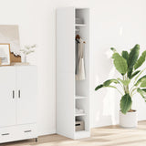 Wardrobe White 30x50x200 cm Engineered Wood 3307684