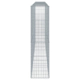 Gabion Basket with Cover 500x50x200 cm Galvanised Iron 3295170
