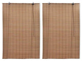 Bamboo Roller Blinds 2 pcs 100 x 160 cm Brown 3057519