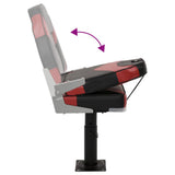 2 Piece Foldable Boat Seat Set High Backrest 3284337