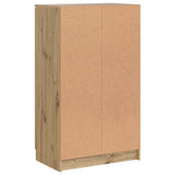Shoe Cabinet Artisian Oak 59x35x100.5 cm Engineered Wood 856994