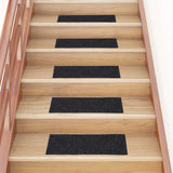 Stair Mats Self-adhesive 30 pcs 60x25 cm Dark Grey Rectangular 3365704