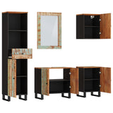 5 Piece Bathroom Furniture Set Solid Wood Reclaimed 3200647