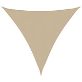Sunshade Sail Oxford Fabric Triangular 6x6x6 m Beige 135185
