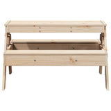 Picnic Table for Kids 88x97x52 cm Solid Wood Pine 832596