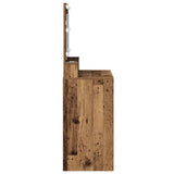 Dressing Table Old Wood 75.5 x 41 x 135 cm Engineered Wood 865116