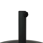Outdoor Umbrella Base Black 48 x 48 x 32 cm Steel, Concrete 42010015