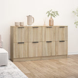 Sideboards 2 pcs Sonoma Oak 60x30x70 cm Engineered Wood 3115806
