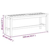 Garden Bench 110 cm Solid Wood Acacia 362237