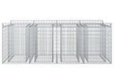 Gabion Raised Bed 2 pcs Silver 3422226
