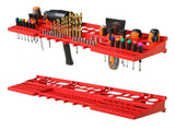 WALL MOUNTED TOOL PEG BOARD SET GARAGE STORAGE BINS WORKSHOP RACK SHED ORGANISER 22488979