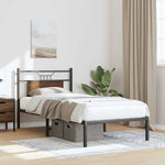 Bed Frame without Mattress Brown Oak 90x190 cm Single Engineered Wood 4106833