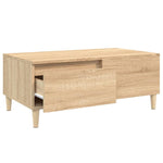 ZNTS Coffee Table Sonoma Oak 90x50x36.5 cm Engineered Wood 821111