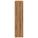 Room Divider Bookcase 3-Tier Artisan Oak 123x29x123 cm Engineered Wood 857993