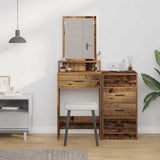 Dressing Table Old Wood 50 x 41 x 140 cm Engineered Wood 865134