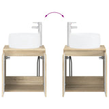 Bathroom Furniture Set 2 pcs Sonoma Oak Engineered Wood 3404096