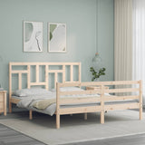 Bed Frame without Mattress 160x200 cm Solid Wood 3194971