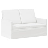Sofa Set 2 pcs White Fabric 3433144