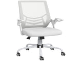 Mesh Office Chair, Computer Desk Chair with Flip-up Armrests, Lumbar Back Support and Swivel Wheels, T3398P344196