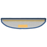 Stair Mats 10 pcs 56x17x3 cm Blue Half Round 149749
