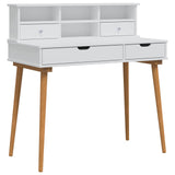 Dressing Table Set FAUSKE 2 pcs White 100 x 50 x 103.5 cm 3438574