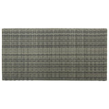 5 Piece Garden Bar Set with Cushions Poly Rattan Grey 3095458