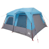 Instant Tent Blue 8-Person 185T Polyester with PU Coating 42017485