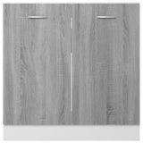 Sink Bottom Cabinet Lyon Grey Sonoma 80x46x81.5 cm Engineered Wood 815565