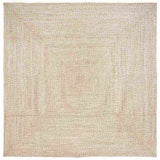 Area Rugs Natural and White 200 x 200 cm Jute 42010482