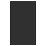 Wall Cabinet Black 75x35x60 cm Engineered Wood 848417