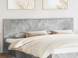Headboard with Headboard Concrete Grey 180 cm Engineered wood 887729