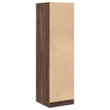 Apothecary Cabinet Brown Oak 40x41x144.5 cm Engineered Wood 3309642