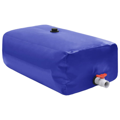 Water Tank with Tap Foldable 1500 L PVC 156331