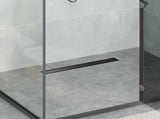 Shower Drain 2-in-1 with 360&deg Siphon Black 60 cm 42015968
