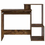 Desk with Drawer Smoked Oak 106 x 41 x 88.5 cm Engineered Wood 869470