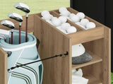 Golf Cabinet with Wheel Plain Artisan Oak 65 x 45 x 98 cm 899454