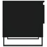 Coffee Table Black 50x46x50 cm Engineered Wood 830926